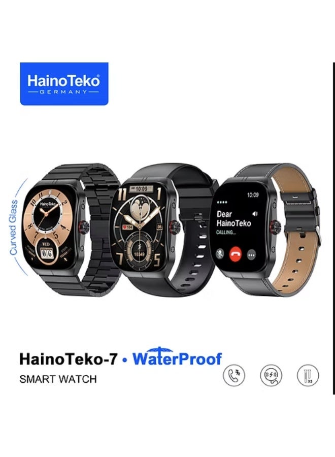 HainoTeko Germany HainoTeko-7 Curved AMOLED Display Waterproof Smartwatch - Image 1